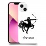 קשת כיסוי מגן קשיח בעיצוב אישי עם השם שלך ל Apple iPhone 13 יחידה אחת סקרין מובייל