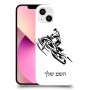 אופנוע שלג כיסוי מגן קשיח בעיצוב אישי עם השם שלך ל Apple iPhone 13 יחידה אחת סקרין מובייל