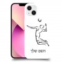 שחקן כדורעף כיסוי מגן קשיח בעיצוב אישי עם השם שלך ל Apple iPhone 13 יחידה אחת סקרין מובייל