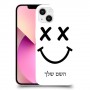 סמיילי כיסוי מגן קשיח בעיצוב אישי עם השם שלך ל Apple iPhone 13 יחידה אחת סקרין מובייל