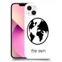 עולם כיסוי מגן קשיח בעיצוב אישי עם השם שלך ל Apple iPhone 13 יחידה אחת סקרין מובייל
