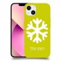 שלג כיסוי מגן קשיח בעיצוב אישי עם השם שלך ל Apple iPhone 13 יחידה אחת סקרין מובייל