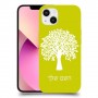 עץ כיסוי מגן קשיח בעיצוב אישי עם השם שלך ל Apple iPhone 13 יחידה אחת סקרין מובייל