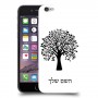עץ כיסוי מגן קשיח בעיצוב אישי עם השם שלך ל Apple iPhone 6 יחידה אחת סקרין מובייל