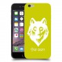זאב כיסוי מגן קשיח בעיצוב אישי עם השם שלך ל Apple iPhone 6 יחידה אחת סקרין מובייל