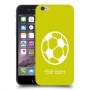 כדורגל - כדור כיסוי מגן קשיח בעיצוב אישי עם השם שלך ל Apple iPhone 6 יחידה אחת סקרין מובייל
