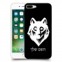 זאב כיסוי מגן קשיח בעיצוב אישי עם השם שלך ל Apple iPhone 7 Plus יחידה אחת סקרין מובייל