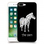 זברה כיסוי מגן קשיח בעיצוב אישי עם השם שלך ל Apple iPhone 7 Plus יחידה אחת סקרין מובייל