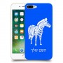 זברה כיסוי מגן קשיח בעיצוב אישי עם השם שלך ל Apple iPhone 7 Plus יחידה אחת סקרין מובייל