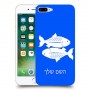 דגים כיסוי מגן קשיח בעיצוב אישי עם השם שלך ל Apple iPhone 7 Plus יחידה אחת סקרין מובייל