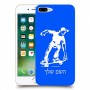 ילד סקייטבורד כיסוי מגן קשיח בעיצוב אישי עם השם שלך ל Apple iPhone 7 Plus יחידה אחת סקרין מובייל