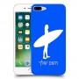 גלישה כיסוי מגן קשיח בעיצוב אישי עם השם שלך ל Apple iPhone 7 Plus יחידה אחת סקרין מובייל