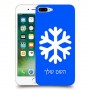 שלג כיסוי מגן קשיח בעיצוב אישי עם השם שלך ל Apple iPhone 7 Plus יחידה אחת סקרין מובייל