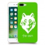 זאב כיסוי מגן קשיח בעיצוב אישי עם השם שלך ל Apple iPhone 7 Plus יחידה אחת סקרין מובייל