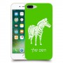 זברה כיסוי מגן קשיח בעיצוב אישי עם השם שלך ל Apple iPhone 7 Plus יחידה אחת סקרין מובייל