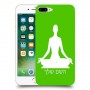 יוגה כיסוי מגן קשיח בעיצוב אישי עם השם שלך ל Apple iPhone 7 Plus יחידה אחת סקרין מובייל