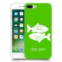 דגים כיסוי מגן קשיח בעיצוב אישי עם השם שלך ל Apple iPhone 7 Plus יחידה אחת סקרין מובייל