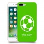 כדורגל - כדור כיסוי מגן קשיח בעיצוב אישי עם השם שלך ל Apple iPhone 7 Plus יחידה אחת סקרין מובייל