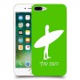 גלישה כיסוי מגן קשיח בעיצוב אישי עם השם שלך ל Apple iPhone 7 Plus יחידה אחת סקרין מובייל