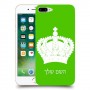כתר מלכותי כיסוי מגן קשיח בעיצוב אישי עם השם שלך ל Apple iPhone 7 Plus יחידה אחת סקרין מובייל