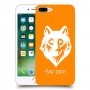 זאב כיסוי מגן קשיח בעיצוב אישי עם השם שלך ל Apple iPhone 7 Plus יחידה אחת סקרין מובייל