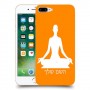 יוגה כיסוי מגן קשיח בעיצוב אישי עם השם שלך ל Apple iPhone 7 Plus יחידה אחת סקרין מובייל