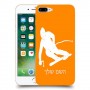 סקִי כיסוי מגן קשיח בעיצוב אישי עם השם שלך ל Apple iPhone 7 Plus יחידה אחת סקרין מובייל