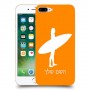 גלישה כיסוי מגן קשיח בעיצוב אישי עם השם שלך ל Apple iPhone 7 Plus יחידה אחת סקרין מובייל