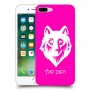 זאב כיסוי מגן קשיח בעיצוב אישי עם השם שלך ל Apple iPhone 7 Plus יחידה אחת סקרין מובייל