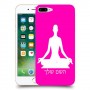יוגה כיסוי מגן קשיח בעיצוב אישי עם השם שלך ל Apple iPhone 7 Plus יחידה אחת סקרין מובייל