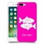 דגים כיסוי מגן קשיח בעיצוב אישי עם השם שלך ל Apple iPhone 7 Plus יחידה אחת סקרין מובייל