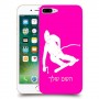 סקִי כיסוי מגן קשיח בעיצוב אישי עם השם שלך ל Apple iPhone 7 Plus יחידה אחת סקרין מובייל