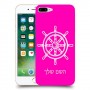 הגה - קפטן - ים כיסוי מגן קשיח בעיצוב אישי עם השם שלך ל Apple iPhone 7 Plus יחידה אחת סקרין מובייל