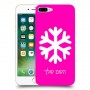 שלג כיסוי מגן קשיח בעיצוב אישי עם השם שלך ל Apple iPhone 7 Plus יחידה אחת סקרין מובייל