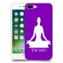 יוגה כיסוי מגן קשיח בעיצוב אישי עם השם שלך ל Apple iPhone 7 Plus יחידה אחת סקרין מובייל