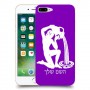 דלי כיסוי מגן קשיח בעיצוב אישי עם השם שלך ל Apple iPhone 7 Plus יחידה אחת סקרין מובייל