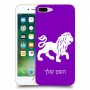 אריה כיסוי מגן קשיח בעיצוב אישי עם השם שלך ל Apple iPhone 7 Plus יחידה אחת סקרין מובייל