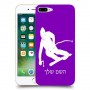סקִי כיסוי מגן קשיח בעיצוב אישי עם השם שלך ל Apple iPhone 7 Plus יחידה אחת סקרין מובייל