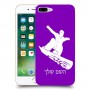 סנובורד כיסוי מגן קשיח בעיצוב אישי עם השם שלך ל Apple iPhone 7 Plus יחידה אחת סקרין מובייל