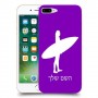 גלישה כיסוי מגן קשיח בעיצוב אישי עם השם שלך ל Apple iPhone 7 Plus יחידה אחת סקרין מובייל