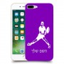 שחקן טניס כיסוי מגן קשיח בעיצוב אישי עם השם שלך ל Apple iPhone 7 Plus יחידה אחת סקרין מובייל