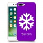 שלג כיסוי מגן קשיח בעיצוב אישי עם השם שלך ל Apple iPhone 7 Plus יחידה אחת סקרין מובייל