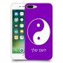 סמל יינג יאנג - סין כיסוי מגן קשיח בעיצוב אישי עם השם שלך ל Apple iPhone 7 Plus יחידה אחת סקרין מובייל