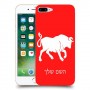 שור כיסוי מגן קשיח בעיצוב אישי עם השם שלך ל Apple iPhone 7 Plus יחידה אחת סקרין מובייל