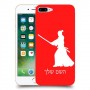סמוראי כיסוי מגן קשיח בעיצוב אישי עם השם שלך ל Apple iPhone 7 Plus יחידה אחת סקרין מובייל