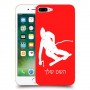 סקִי כיסוי מגן קשיח בעיצוב אישי עם השם שלך ל Apple iPhone 7 Plus יחידה אחת סקרין מובייל