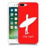 גלישה כיסוי מגן קשיח בעיצוב אישי עם השם שלך ל Apple iPhone 7 Plus יחידה אחת סקרין מובייל