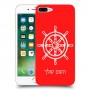 הגה - קפטן - ים כיסוי מגן קשיח בעיצוב אישי עם השם שלך ל Apple iPhone 7 Plus יחידה אחת סקרין מובייל