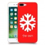 שלג כיסוי מגן קשיח בעיצוב אישי עם השם שלך ל Apple iPhone 7 Plus יחידה אחת סקרין מובייל