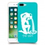 דלי כיסוי מגן קשיח בעיצוב אישי עם השם שלך ל Apple iPhone 7 Plus יחידה אחת סקרין מובייל